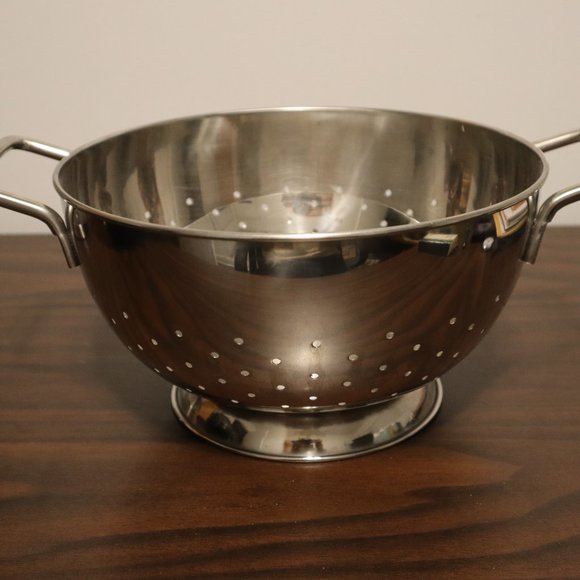 Estia TM Gourmet 5 qt. 18/10 Stainless Steel Colander Strainer 5 Quart - Picture 12 of 16